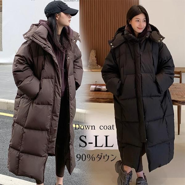ダウンコート レディース ロング 90％ダウン 大きいサイズ 超ロング ダウンコート ダウンジャケット アウター ダウン 冬 ギフト 30代 40代 50代 ミセス 母 ロングコート 暖かい 厚手