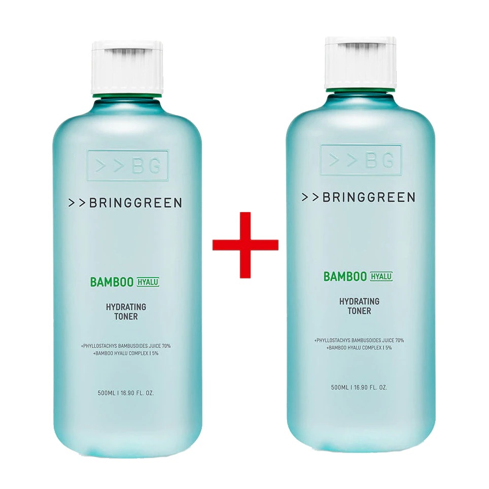 [1+1]バンブーヒアル水分トナー500ml+500ml /大容量/韓国コスメ