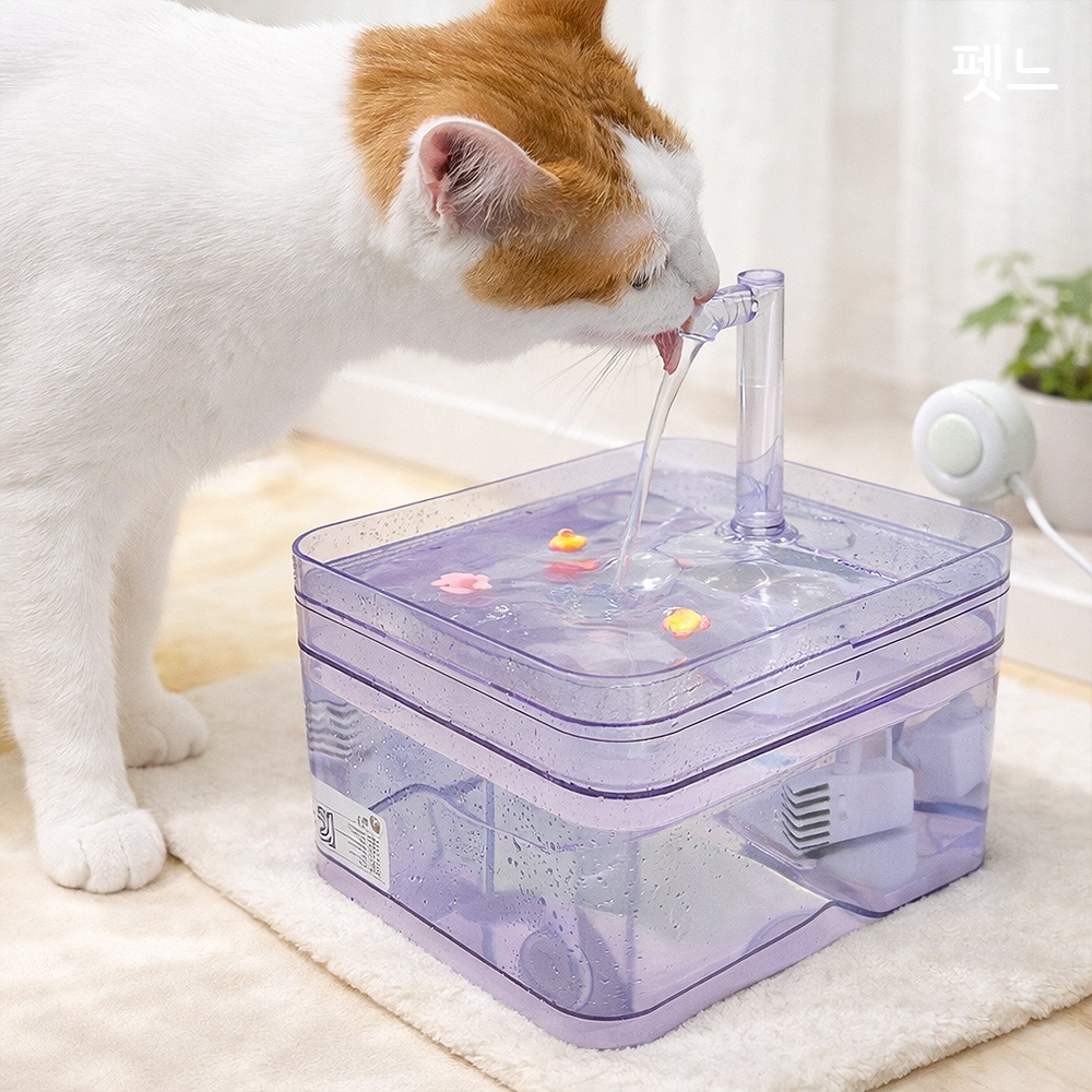 【正規品】音に敏感な猫のための 静音設計 キャットウォーターファウンテン