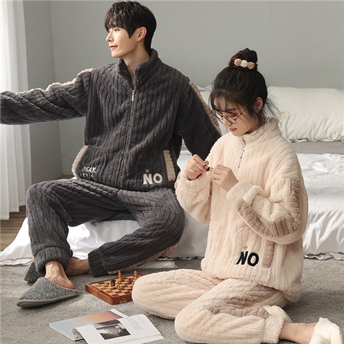 2025春新商品ペアパジャマ 冬 もこもこ カップル ペア ルームウェア セット 前開き 長袖 ペアパジャマ モコモコ メンズ ペアパジャマ カップル 秋冬 結婚祝い プレゼント ペアパジャマ カップ