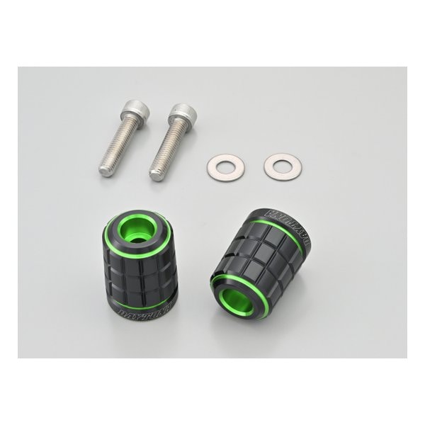 バーエンド カワサキ M8 用 BRICK ライムグリーン 42213