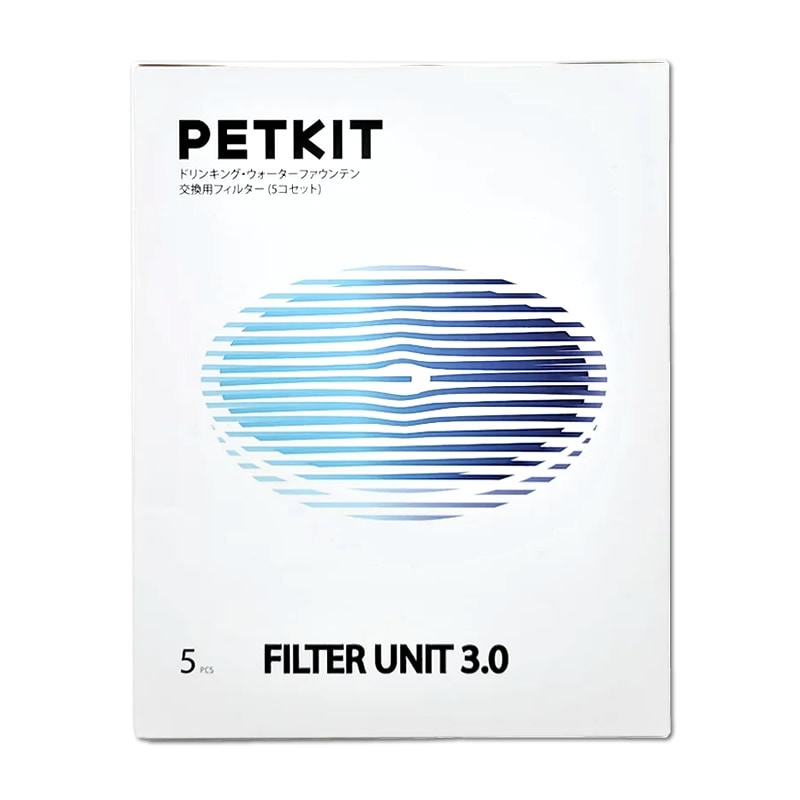 PETKIT ドリンキングウォーターファウンテン 交換用フィルター（5コセット）