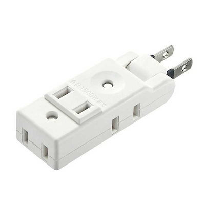 他サイト： サンワサプライ　スイングミニタップ (2P4個口)　TAP-AC10W ホワイトの商品画像