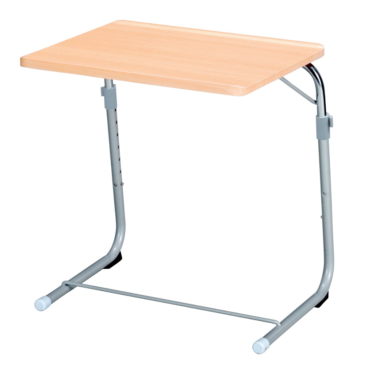 代引き人気 幅53.5cm 簡易デスク ソファーテーブル ベッドテーブル ナイトテーブル テーブル 折りたたみ ナチュラル 角度調整 高さ調整 高さ56ー87cm サイドテーブル 昇降式 コの字 木目調 サイドテーブル
