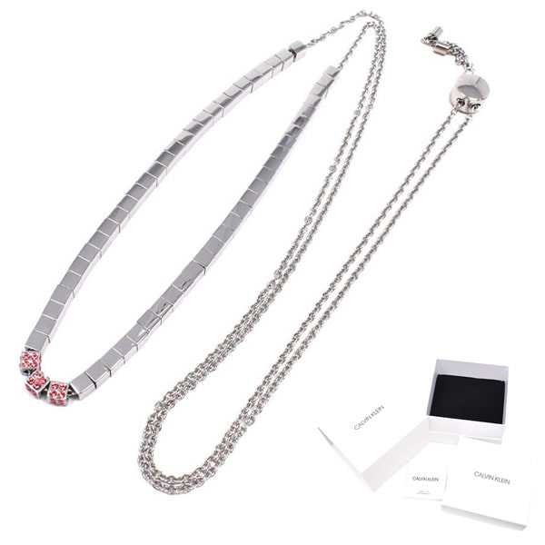 ネックレス KJ9MMN040300 シルバー レッド