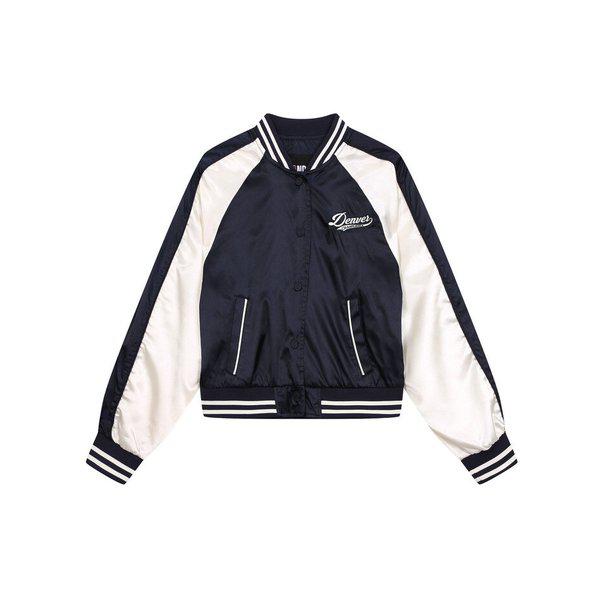 LAL 女性レタリングサテンバーシティジャンパー_N251JP711P1_DJ