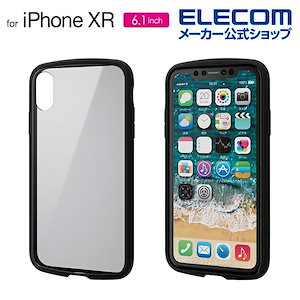 iPhone XR 用 TOUGH SLIM LITE フレームカラー ブラック PM-A18CTSLFCBK