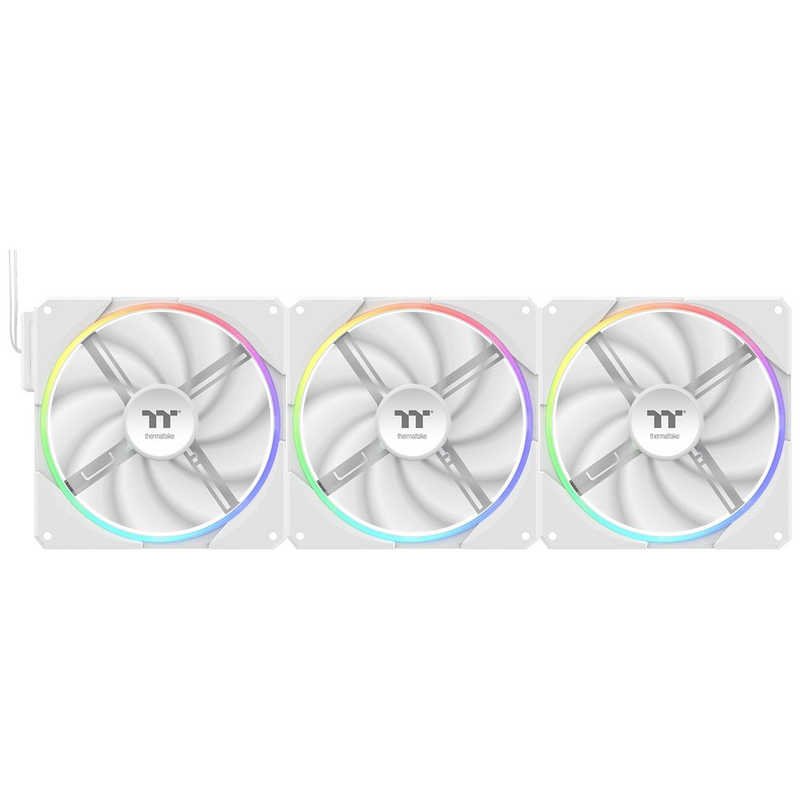 THERMALTAKE　TS140 EX RGB 3Pack Fan White　CL-F209-PL14SW-A