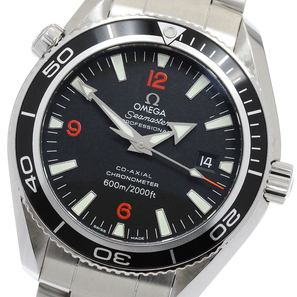 オメガ OMEGA 2201.51 シーマスター プラネットオーシャン コーアクシャル 自動巻き メンズ 美品 保証書付き_895416【中古】