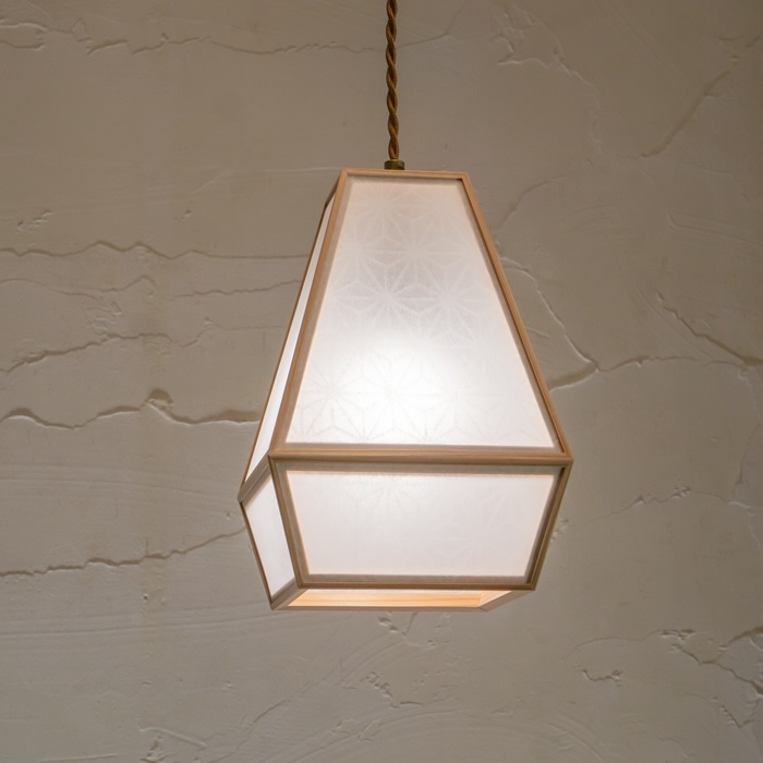 ペンダントライト 洛 raku-S 麻の葉 AP874-A