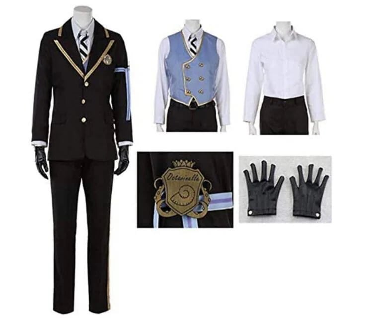 ツイステッドワンダーランド ツイステ TWST オクタヴィネル寮 制服 フロイドリーチ ジェイドリーチ アズールアーシェングロット コスプレ衣装 コスチューム ハロウィン クリスマス 制服 大