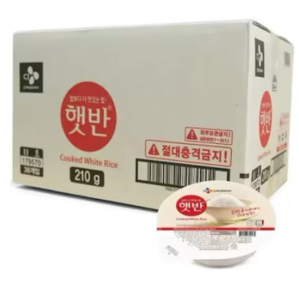【レトルトご飯】ヘッパン210g普通盛り×36個/パックご飯/即席ご飯/韓国人気/Cooked Rice 210g x 36ea 8,255円