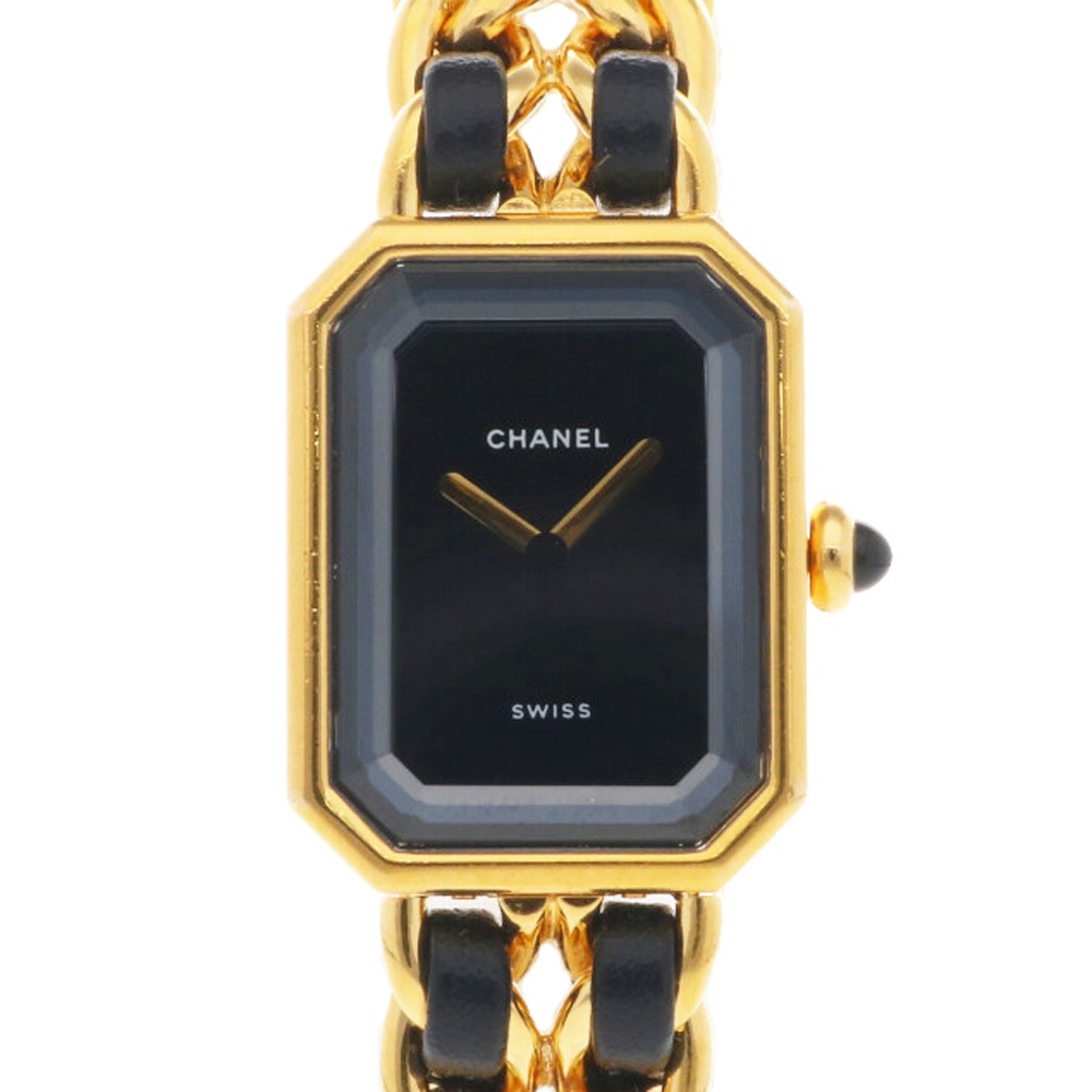 シャネル プルミエール M 腕時計 GP H0001 クオーツ 1年保証 CHANEL 中古 149,600円