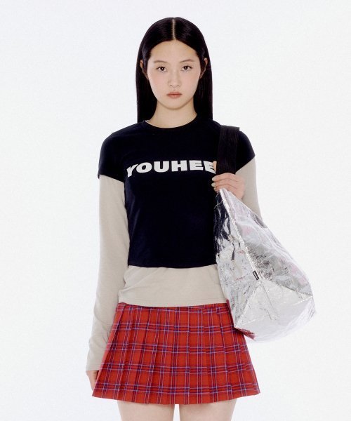 YOUHEE BASIC LOGO TSHIRTS BLACK YHSTEB001BK