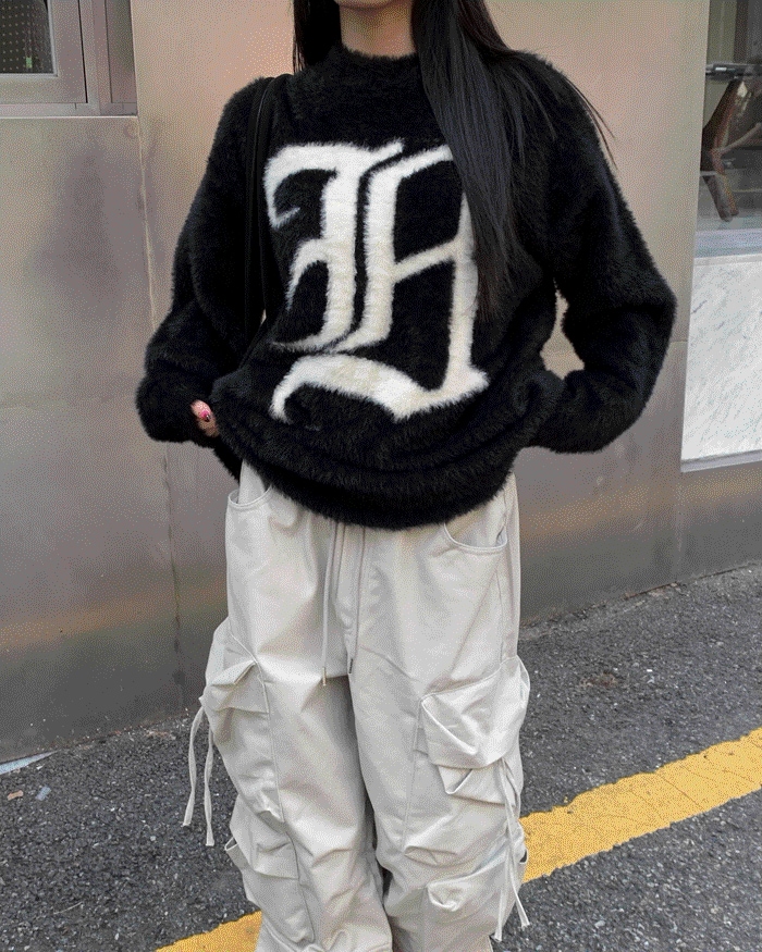 B angora knit