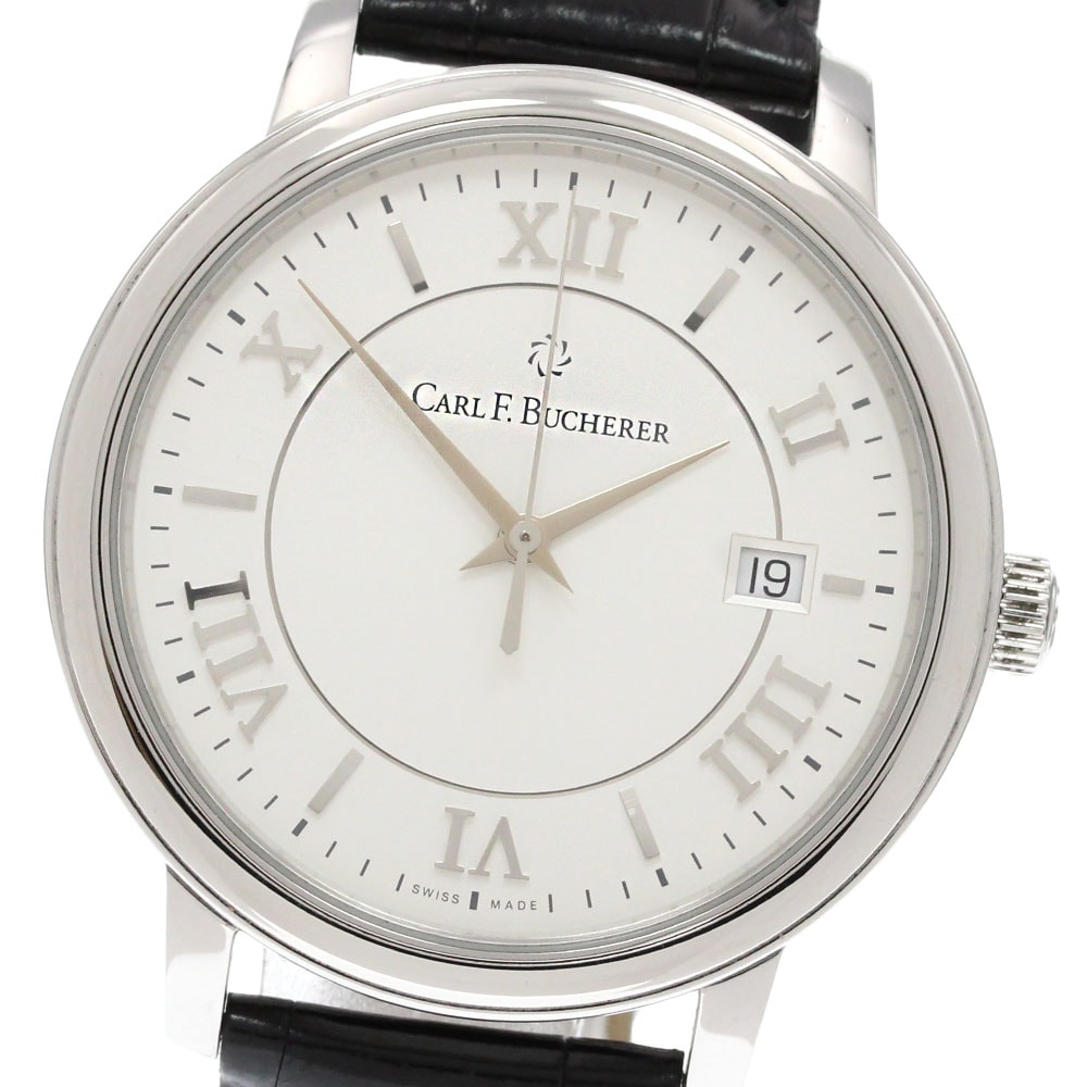 カール F.ブヘラ CARL F.BUCHERER 10314.08 アダマビ デイト 自動巻き メンズ 美品 _849848【中古】