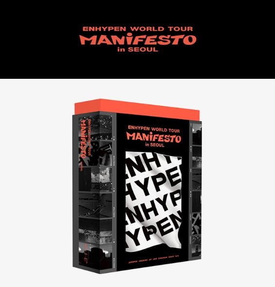 【NEW】[ENHYPEN] - WORLD TOUR (MANIFESTO) in SEOUL DIGITAL CODE