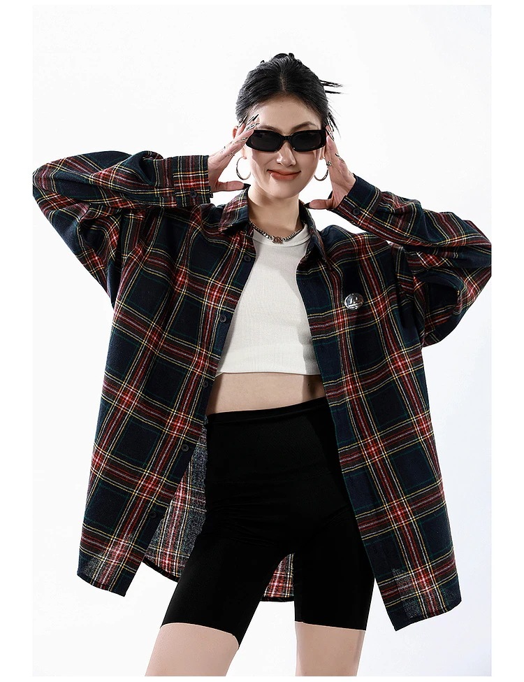 シャツ 甘め 丈長め ラウンドネックゆったり カット 2025秋冬 長袖 レディースサイズお出かけ シルエットカジュアルかわいい韓国系ファッション おしゃれ 韓国トップス