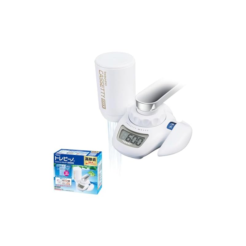 東レ トレビーノ 浄水器 蛇口 直結型 (高水圧/高除去/13項目クリア/30%節水) 日本製 MK206SMX カセッティシリーズ