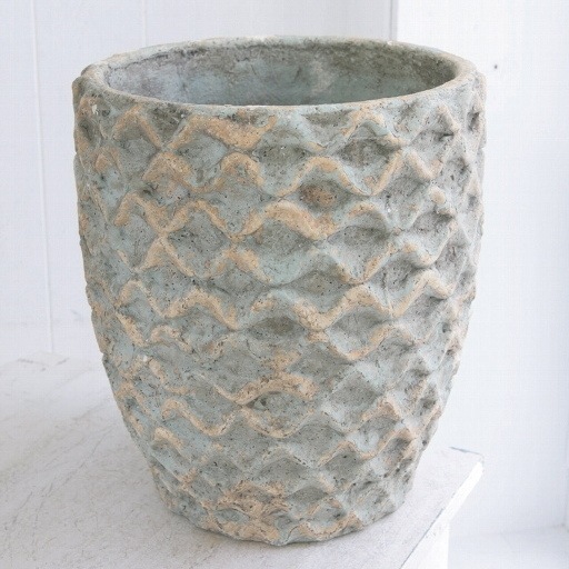 植木鉢 おしゃれ アンティーク 陶器鉢 ギルドフラワーポット M 24cm 8号 底穴あり プランタ 観葉植物向け
