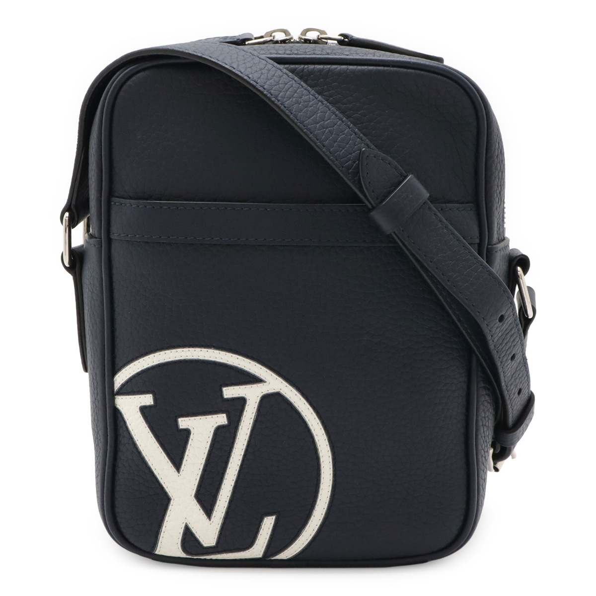 LVサークル ダヌーブPM ショルダーバッグ 斜め掛け トリヨンレザー アンディゴブルー 紺 ネイビー M5478