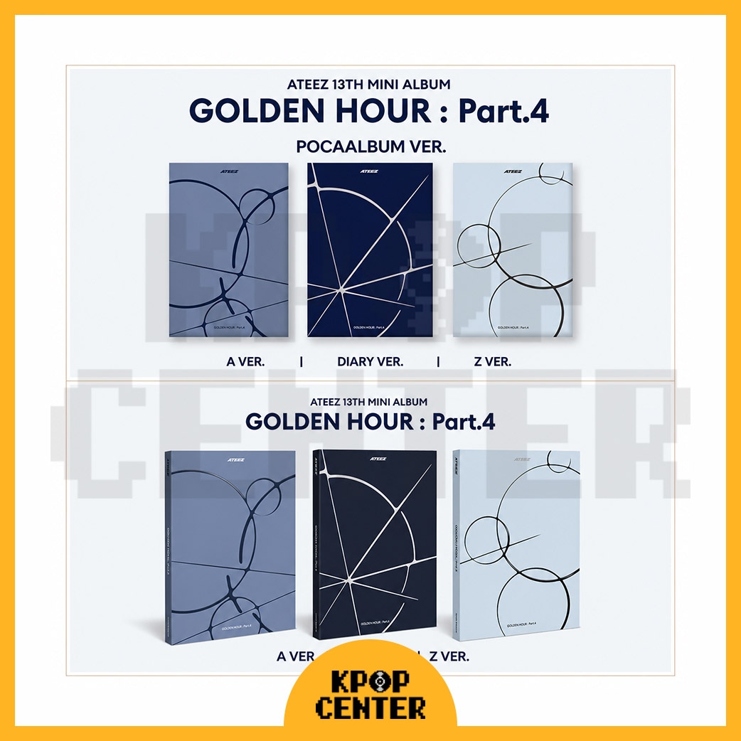 [ATEEZ] GOLDEN HOUR Part.4 Photobook Ver. + POCAALBUM Ver. SET 未開封