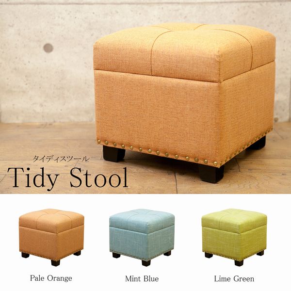 スツール 椅子 家具 インテリア タイディスツール スクエア 北欧 椅子の中に収納 ナチュラル 8,160円
