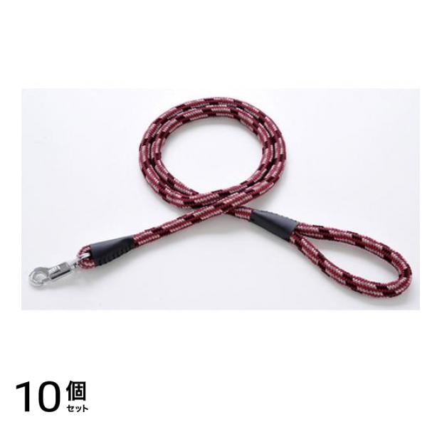 ペティオ ベーシックプラス ネオンプラスリード φ15mm 中型犬用 レッド 160cm (W55803) 10個セット 10,130円