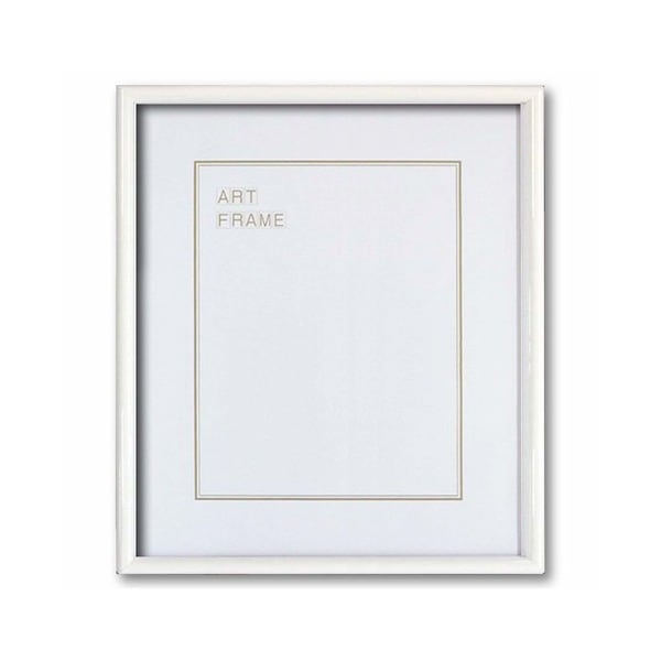 木製額色あせを防ぐUVカットアクリル 温かみのある木製フレーム デッサン額 三三サイズ（606455mm）ホワイト
