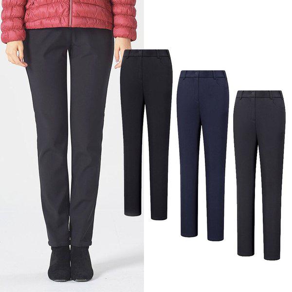 女性 冬 暖か裏起毛 登山パンツ ウエストゴム 生活防水 保温 2194PK543W