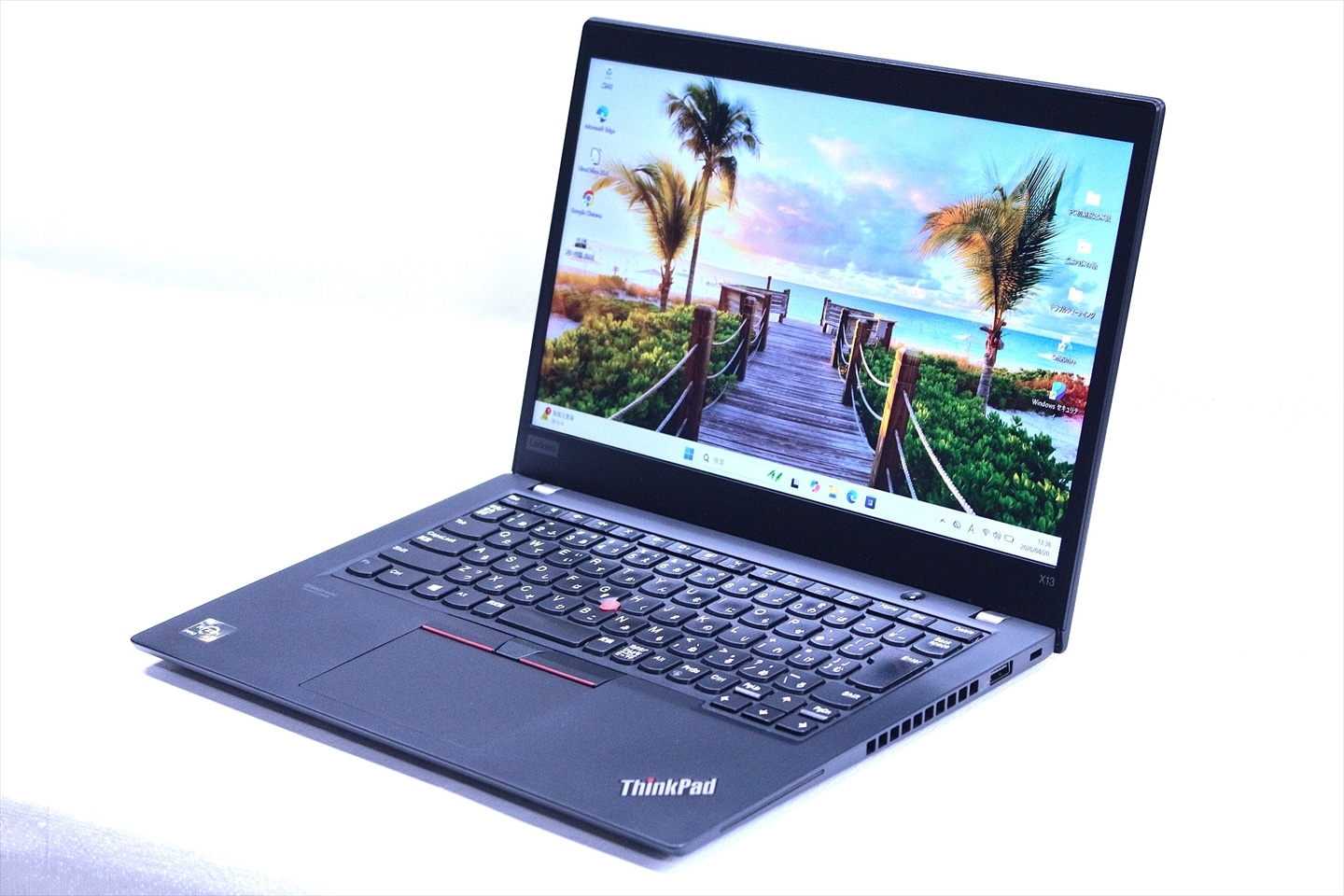 即配 良品 バッテリー良 2021年薄型Ryzen5モデル ThinkPad X13 Gen1 Ryzen5 PRO 4650U 8G 256G 13.3FHD WiFi6 Office AAA評価