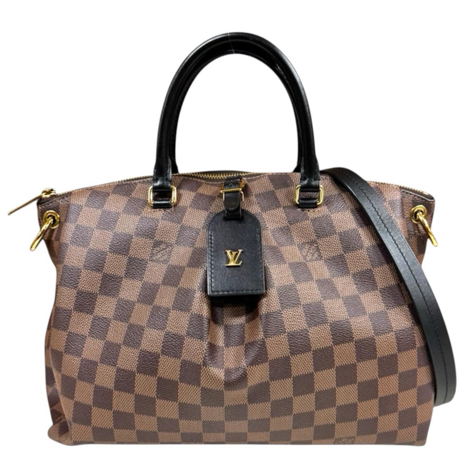 ルイヴィトン オデオン トートMM ダミエ ショルダーバッグ ダミエキャンバス N45283 ブラウン LOUIS VUITTON 中古 美品