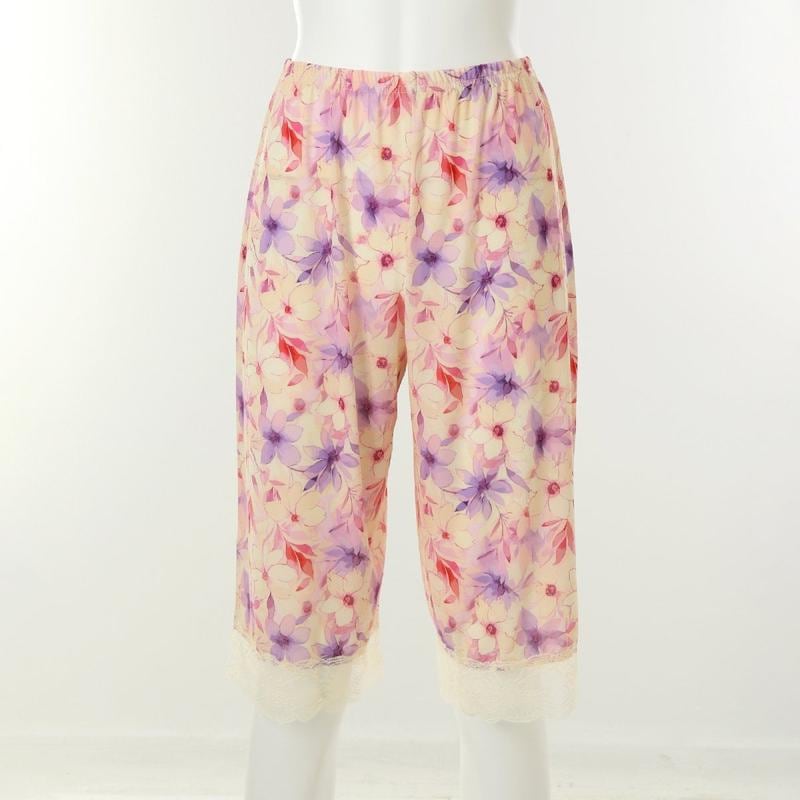 フラワープリントハーフスリップ単品[WHS3103L]