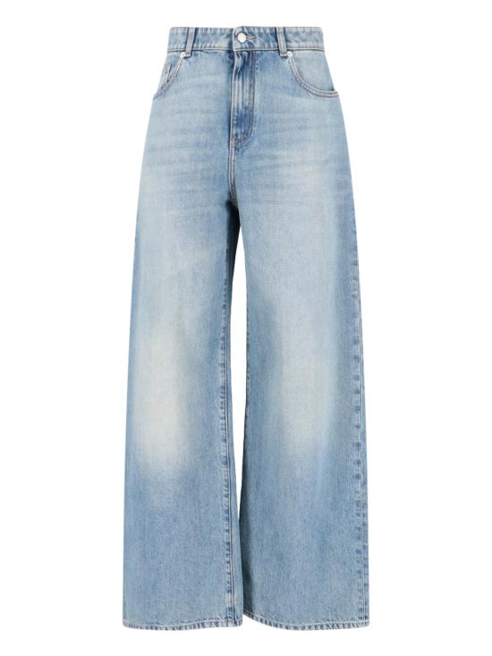 ALEXANDER MCQUEEN Women Denim Pants 848913 QMAD0 4383 Blue
