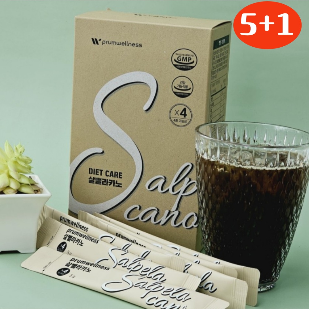 [5+1] ダイエットコーヒー (5gX30包 6set) 体脂肪減少 快便 便秘 Sコーヒー ドリップコーヒー味 ガルシニアカンボジア salpelacano 180日 アメリカーノ