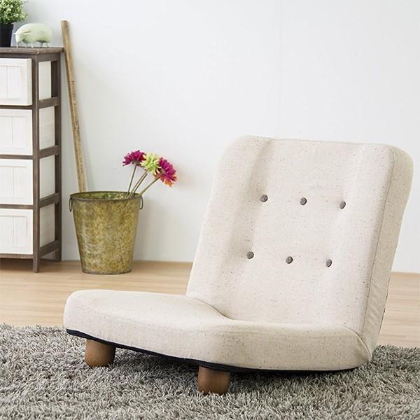 座椅子 フロアソファ 1人掛け 一人用 脚つき 天然木 ローソファ リクライニング ハイバック おしゃれ かわいい 北欧 ワンルーム 一人暮らし リビング