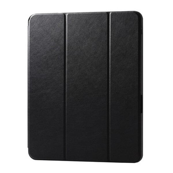 TB-A24PLSABK ブラック 13インチ iPad Pro (M4) タブレットケース (レザー 手帳型 スリープ対応 マグネット フリーアングル スタンド機能 耐衝撃) メーカー直送