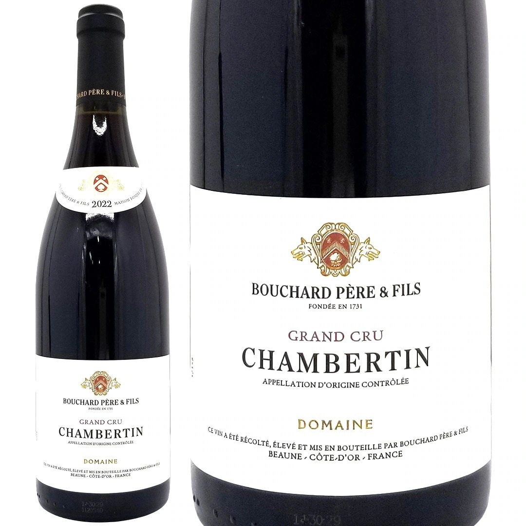 2022 シャンベルタン グラン クリュ 750ml ドメーヌ ブシャール ペール エ フィス ブルゴーニュ フランス 赤ワイン コク辛口 ワイン ^B0BPCT22^