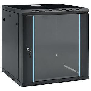 12U壁かけネットワークキャビネット 19インチ IP20 600x600x640 mm