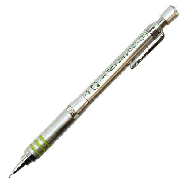 一流の品質 テクトツゥーウェイ シャープペン 0.3mm【シルバー】 MAS41-S 筆記具