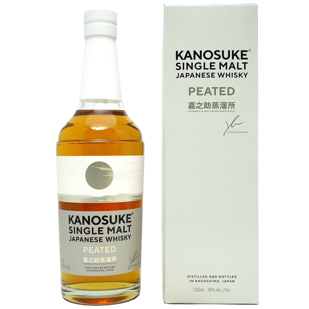 嘉之助 シングルモルト ピーテッド ジャパニーズウイスキー 48度 箱付 700ml 小正醸造 嘉之助蒸溜所 ウイスキー ^YAKSPTJ0^