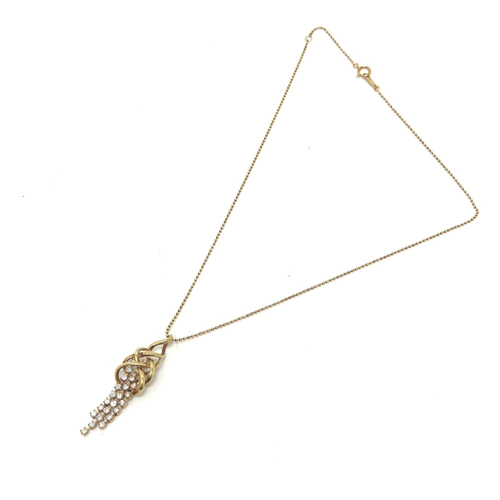 jewelry ジュエリー ネックレス K18 D1.00ct メレ デザイン アクセサリー K18 ゴールド