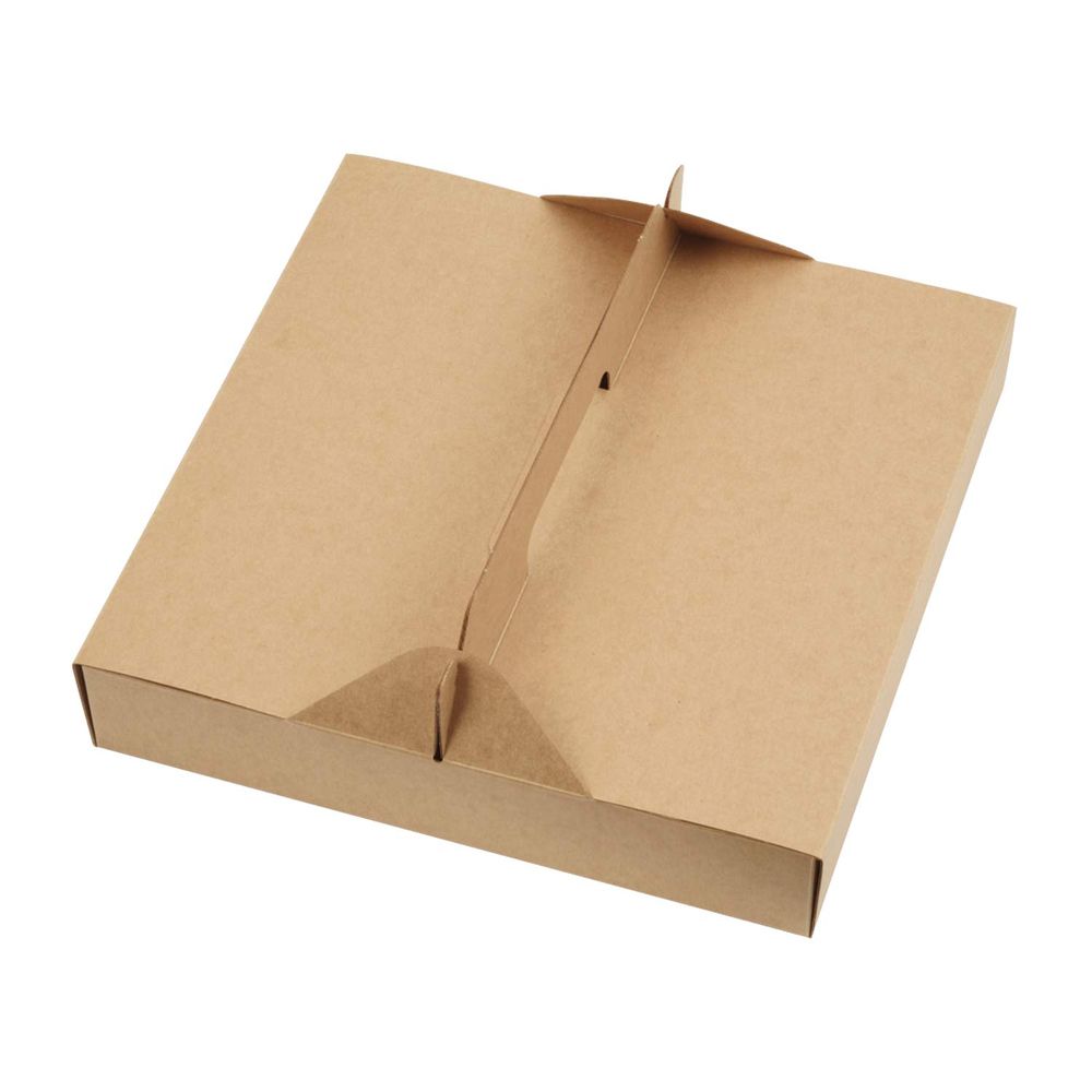 （まとめ買い）シモジマ HEIKO 食品容器 ネオクラフト キャリーピザボックス S 10枚 230x230x高40mm 004248019 [x3セット]