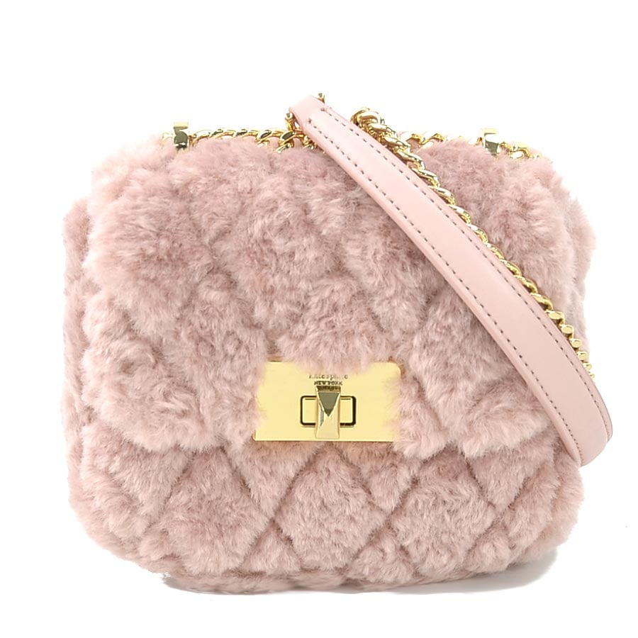 ケイトスペード Kate Spade ショルダーバッグ ファー ピンク レディース h30960k