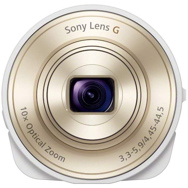 【中古】ソニー SONY Cyber-shot QX10 ホワイト DSC-QX10-W SDカード付き