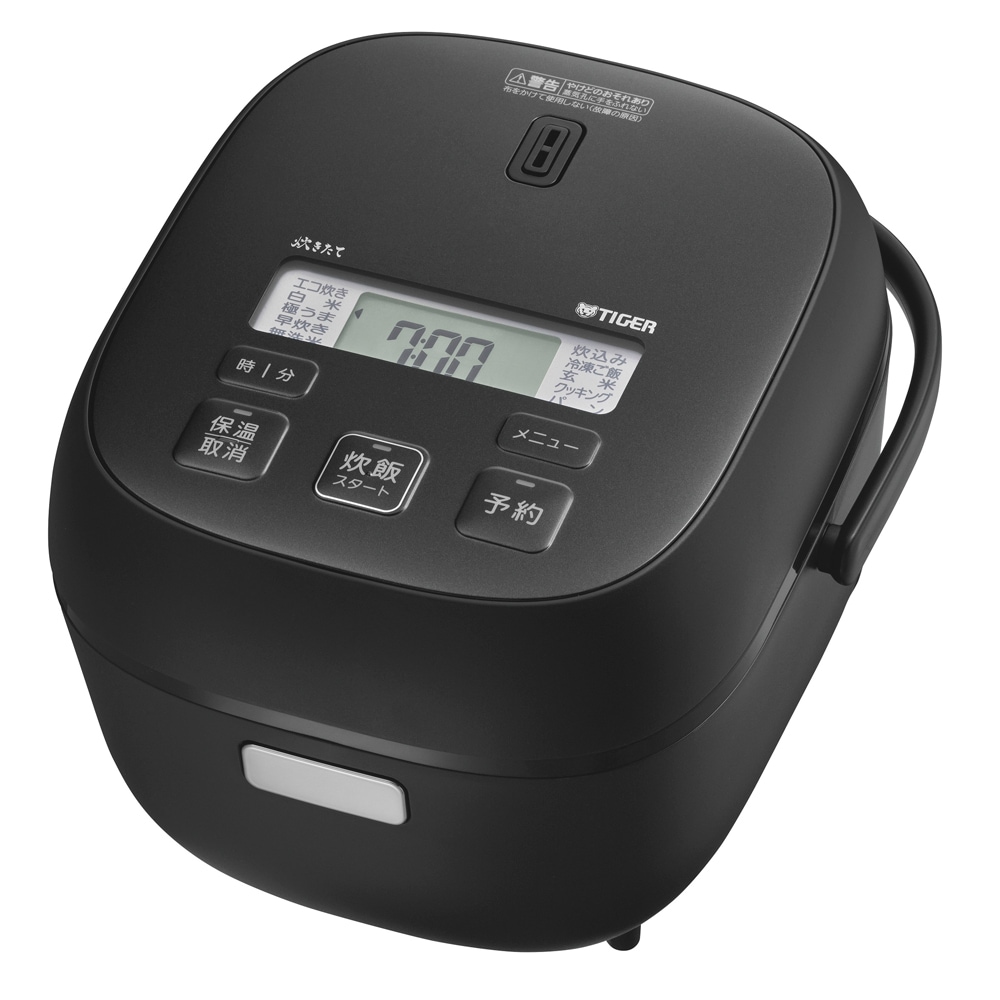 タイガー JBS-A055KM マイコン炊飯ジャー（3合炊き）　マットブラック JBSA055KM