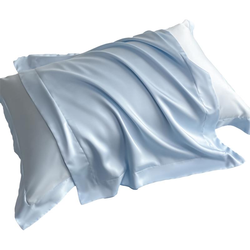 夏 枕カバー 北欧 アンティーク調 涼しい 接触冷感 快適 吸湿 通気性 柔らかい 滑らか 寝具 シングル ピローケース 洗濯可能 光沢 シンプル グレー 青 ピンク エレガント