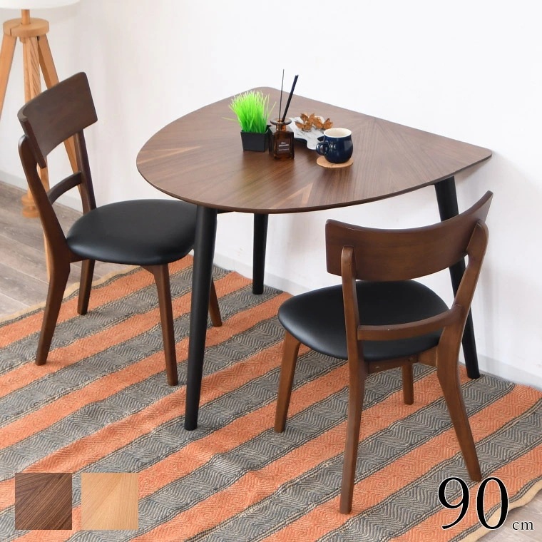 半円テーブル ダイニングテーブルセット 壁付け 食卓 3点セット 2人用 ダイニングテーブル チェア カフェテーブル 2人掛け 一人暮らし おしゃれ 韓国 省スペース