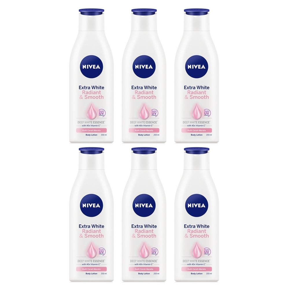 まとめ買いセット Extra Whiteシリーズ ボディローション 200ml x ６本 Radiant ＆ Smooth 海外直送品