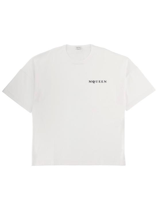 ALEXANDER MCQUEEN Men T-Shirts 828434 QTADE0909 WHITE
